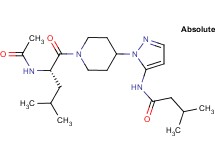 N-{1-[1-(N-acetyl-L-leucyl)-4-piperidinyl]-1H-pyrazol-5-yl}-3-methylbutanamide