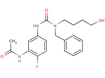 N-[5-({[benzyl(4-hydroxybutyl)amino]carbonyl}amino)-2-fluorophenyl]acetamide