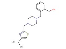 [2-({4-[(4-isopropyl-1,3-thiazol-2-yl)methyl]piperazin-1-yl}methyl)phenyl]methanol