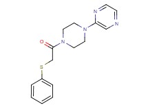 2-{4-[(phenylthio)acetyl]piperazin-1-yl}pyrazine