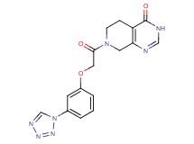 7-{[3-(1H-tetrazol-1-yl)phenoxy]acetyl}-5,6,7,8-tetrahydropyrido[3,4-d]pyrimidin-4(3H)-one