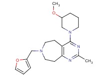 7-(2-furylmethyl)-4-(3-methoxypiperidin-1-yl)-2-methyl-6,7,8,9-tetrahydro-5H-pyrimido[4,5-d]azepine
