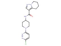 N-[1-(6-chloropyridazin-3-yl)piperidin-4-yl]-4,5,6,7-tetrahydropyrazolo[1,5-a]pyridine-3-carboxamide