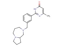 2-[3-(hexahydro-1H-pyrrolo[1,2-a][1,4]diazepin-2(3H)-ylmethyl)phenyl]-6-methylpyrimidin-4(3H)-one