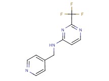N-(pyridin-4-ylmethyl)-2-(trifluoromethyl)pyrimidin-4-amine