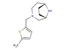 rel-(1S,6R)-3-[(5-methyl-2-thienyl)methyl]-3,9-diazabicyclo[4.2.1]nonane dihydrochloride