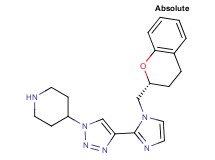 4-(4-{1-[(2R)-3,4-dihydro-2H-chromen-2-ylmethyl]-1H-imidazol-2-yl}-1H-1,2,3-triazol-1-yl)piperidine hydrochloride