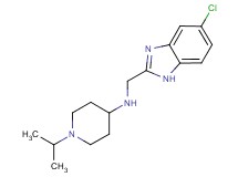 N-[(5-chloro-1H-benzimidazol-2-yl)methyl]-1-isopropylpiperidin-4-amine