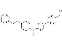 [4-(5-{[4-(2-phenylethyl)piperidin-1-yl]carbonyl}pyridin-2-yl)phenyl]methanol
