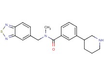 N-(2,1,3-benzothiadiazol-5-ylmethyl)-N-methyl-3-piperidin-3-ylbenzamide
