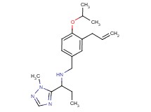 (3-allyl-4-isopropoxybenzyl)[1-(1-methyl-1H-1,2,4-triazol-5-yl)propyl]amine