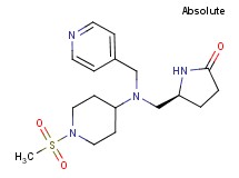 (5S)-5-{[[1-(methylsulfonyl)piperidin-4-yl](pyridin-4-ylmethyl)amino]methyl}pyrrolidin-2-one