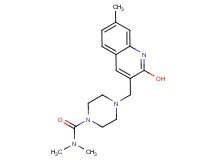 4-[(2-hydroxy-7-methyl-3-quinolinyl)methyl]-N,N-dimethyl-1-piperazinecarboxamide