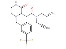 N-allyl-2-{3-oxo-1-[3-(trifluoromethyl)benzyl]-2-piperazinyl}-N-2-propyn-1-ylacetamide