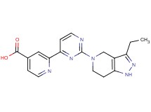 2-[2-(3-ethyl-1,4,6,7-tetrahydro-5H-pyrazolo[4,3-c]pyridin-5-yl)pyrimidin-4-yl]isonicotinic acid