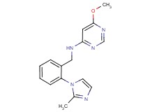 6-methoxy-N-[2-(2-methyl-1H-imidazol-1-yl)benzyl]pyrimidin-4-amine