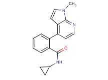 N-cyclopropyl-2-(1-methyl-1H-pyrrolo[2,3-b]pyridin-4-yl)benzamide