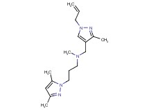 N-[(1-allyl-3-methyl-1H-pyrazol-4-yl)methyl]-3-(3,5-dimethyl-1H-pyrazol-1-yl)-N-methylpropan-1-amine