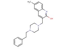 6-methyl-3-{[4-(2-phenylethyl)-1-piperazinyl]methyl}-2-quinolinol