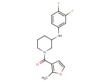 N-(3,4-difluorophenyl)-1-(2-methyl-3-furoyl)-3-piperidinamine