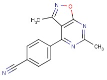 4-(3,6-dimethylisoxazolo[5,4-d]pyrimidin-4-yl)benzonitrile