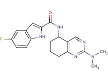N-[2-(dimethylamino)-5,6,7,8-tetrahydro-5-quinazolinyl]-5-fluoro-1H-indole-2-carboxamide