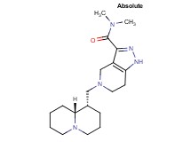 N,N-dimethyl-5-[(1S,9aR)-octahydro-2H-quinolizin-1-ylmethyl]-4,5,6,7-tetrahydro-1H-pyrazolo[4,3-c]pyridine-3-carboxamide