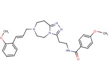 4-methoxy-N-(2-{7-[(2E)-3-(2-methoxyphenyl)-2-propen-1-yl]-6,7,8,9-tetrahydro-5H-[1,2,4]triazolo[4,3-d][1,4]diazepin-3-yl}ethyl)benzamide