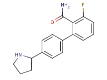 3-fluoro-4'-pyrrolidin-2-ylbiphenyl-2-carboxamide