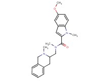 5-methoxy-N,1-dimethyl-N-[(2-methyl-1,2,3,4-tetrahydro-3-isoquinolinyl)methyl]-1H-indole-2-carboxamide