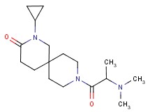 2-cyclopropyl-9-(N,N-dimethylalanyl)-2,9-diazaspiro[5.5]undecan-3-one