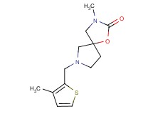 3-methyl-7-[(3-methyl-2-thienyl)methyl]-1-oxa-3,7-diazaspiro[4.4]nonan-2-one