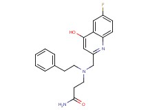 N~3~-[(6-fluoro-4-hydroxyquinolin-2-yl)methyl]-N~3~-(2-phenylethyl)-beta-alaninamide