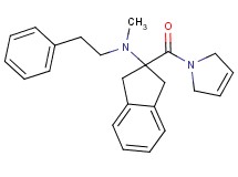 2-(2,5-dihydro-1H-pyrrol-1-ylcarbonyl)-N-methyl-N-(2-phenylethyl)-2-indanamine