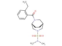 (1R*,5R*)-6-(2-ethylbenzoyl)-N,N-dimethyl-3,6-diazabicyclo[3.2.2]nonane-3-sulfonamide