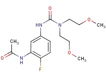N-[5-({[bis(2-methoxyethyl)amino]carbonyl}amino)-2-fluorophenyl]acetamide