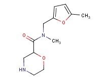 N-methyl-N-[(5-methyl-2-furyl)methyl]morpholine-2-carboxamide