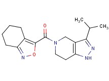 3-isopropyl-5-(4,5,6,7-tetrahydro-2,1-benzisoxazol-3-ylcarbonyl)-4,5,6,7-tetrahydro-1H-pyrazolo[4,3-c]pyridine