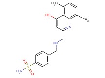 4-({[(4-hydroxy-5,8-dimethylquinolin-2-yl)methyl]amino}methyl)benzenesulfonamide