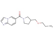 6-{[3-(propoxymethyl)pyrrolidin-1-yl]carbonyl}imidazo[1,2-a]pyridine