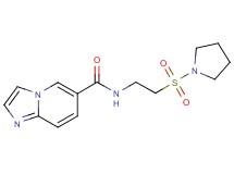 N-[2-(pyrrolidin-1-ylsulfonyl)ethyl]imidazo[1,2-a]pyridine-6-carboxamide