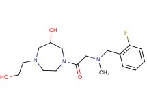 1-[N-(2-fluorobenzyl)-N-methylglycyl]-4-(2-hydroxyethyl)-1,4-diazepan-6-ol