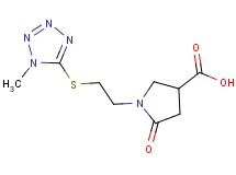 1-{2-[(1-methyl-1H-tetrazol-5-yl)thio]ethyl}-5-oxopyrrolidine-3-carboxylic acid