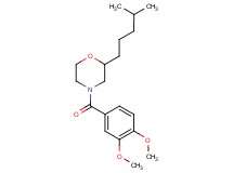 4-(3,4-dimethoxybenzoyl)-2-(4-methylpentyl)morpholine