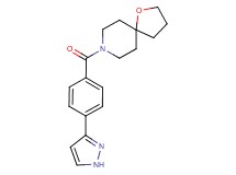 8-[4-(1H-pyrazol-3-yl)benzoyl]-1-oxa-8-azaspiro[4.5]decane