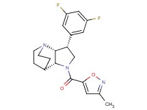 (3R*,3aR*,7aR*)-3-(3,5-difluorophenyl)-1-[(3-methylisoxazol-5-yl)carbonyl]octahydro-4,7-ethanopyrrolo[3,2-b]pyridine