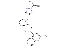 4-{1-[(1-isopropyl-1H-pyrazol-4-yl)methyl]-1,8-diazaspiro[4.5]dec-8-yl}-2-methylquinoline