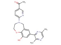 1-{6-[7-(3,6-dimethylpyrazin-2-yl)-9-hydroxy-2,3-dihydro-1,4-benzoxazepin-4(5H)-yl]pyridin-3-yl}ethanone