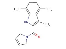 2-(2,5-dihydro-1H-pyrrol-1-ylcarbonyl)-3,4,7-trimethyl-1H-indole