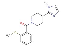 4-(1H-imidazol-2-yl)-1-[2-(methylthio)benzoyl]piperidine